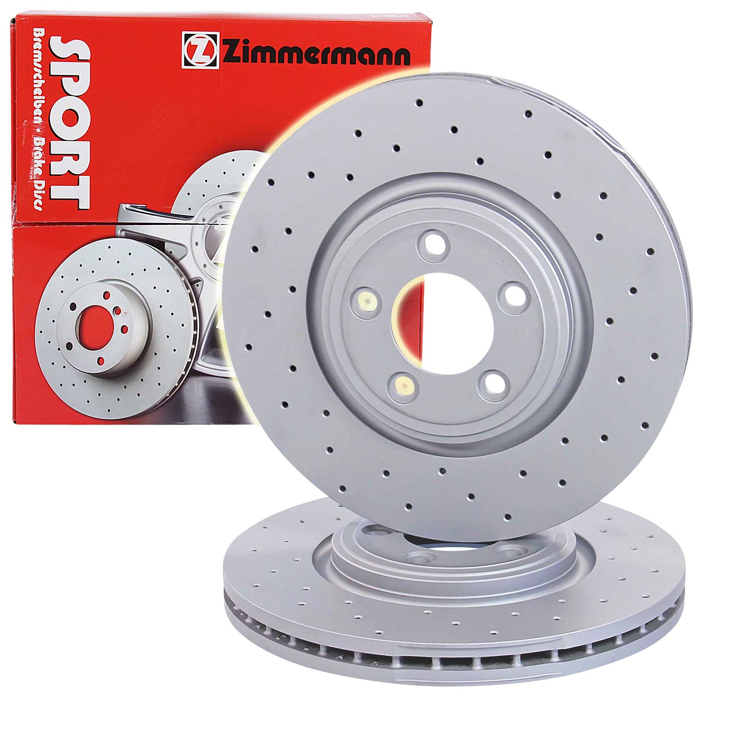 Zimmermann Sport-Bremsscheibe belüftet vorne [Hersteller-Nr. 290.2263.52] für Jaguar