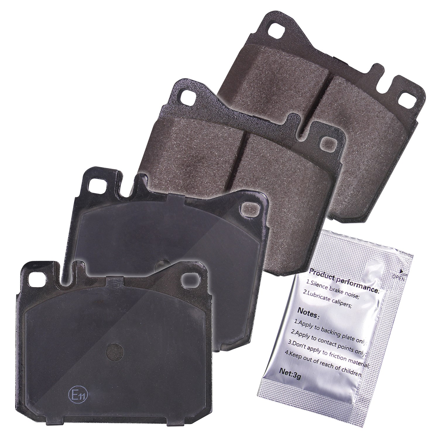Trucktec Automotive Bremsbelagsatz Vorder-Hinterachse [Hersteller-Nr. 02.35.132] für Mercedes-Benz