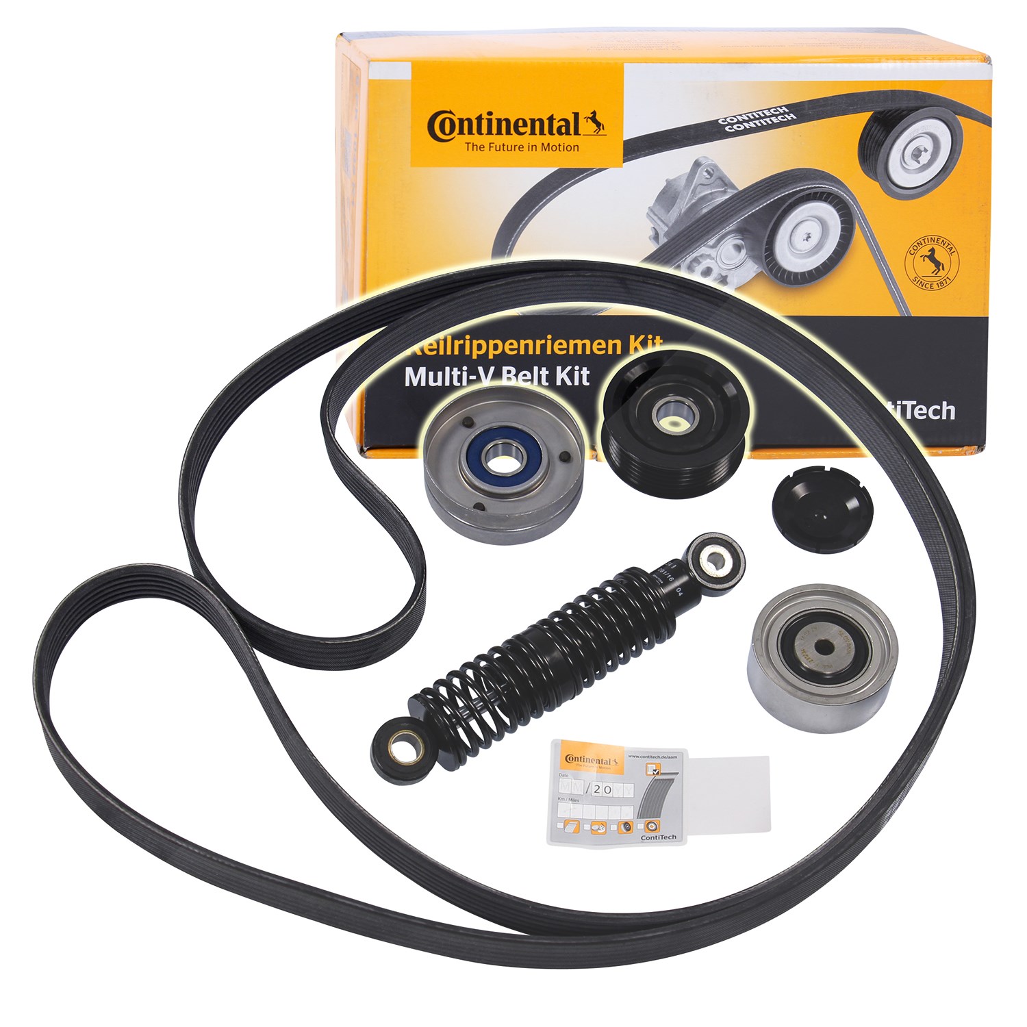 Continental Ctam Keilrippenriemensatz [Hersteller-Nr. 6PK2404K1] für Audi, VW, Skoda