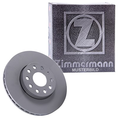 Zimmermann Bremsscheibe Vorderachse Belüftet [Hersteller-Nr. 600.1594.20] für VW, Seat, Audi