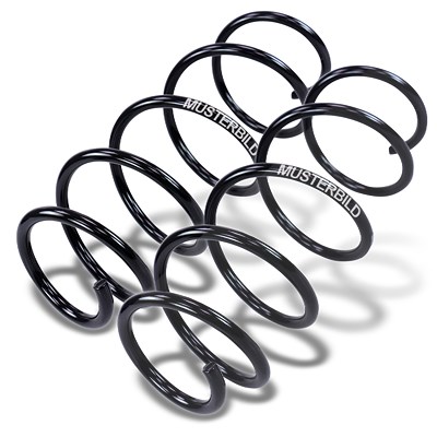 Bestprice 2x Fahrwerksfeder Vorderachse [Hersteller-Nr. 10661731] für Smart