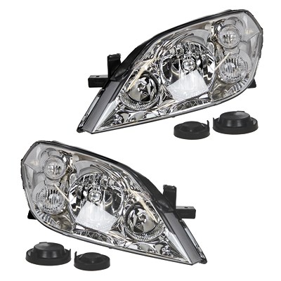 Bestprice 2x Scheinwerfer H7/H7 elektr. LWR o. Stellmotor [Hersteller-Nr. 10429175] für Nissan