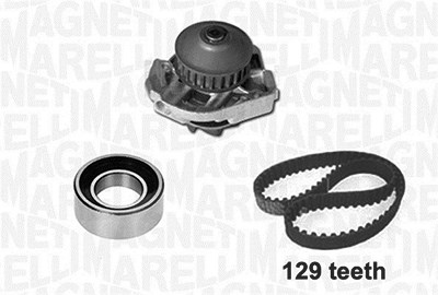 Magneti Marelli Wasserpumpe + Zahnriemensatz [Hersteller-Nr. 341404820001] für Fiat, Lancia