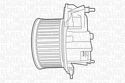 Magneti Marelli Innenraumgebläse [Hersteller-Nr. 069412524010] für Lancia, Fiat