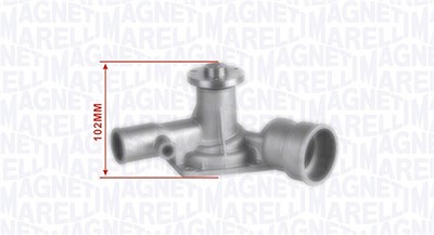 Magneti Marelli Wasserpumpe [Hersteller-Nr. 352316170864] für Vauxhall, Opel