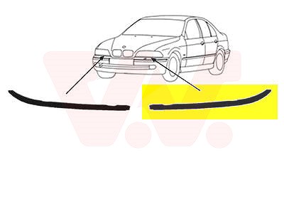 Van Wezel Leiste unterm Scheinwerfer [Hersteller-Nr. 0639515] für BMW