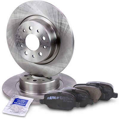 Bestprice Satz Bremsscheiben + Bremsbeläge Hinterachse [Hersteller-Nr. 10601572] für Alfa Romeo