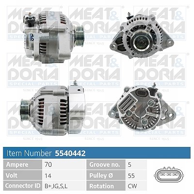 Meat & Doria Generator [Hersteller-Nr. 5540442] für Toyota