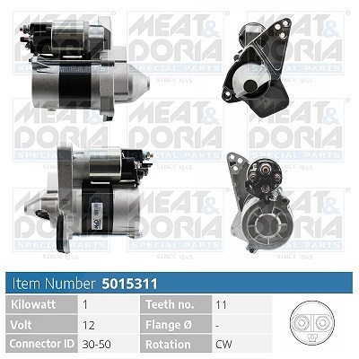 Meat & Doria Starter [Hersteller-Nr. 5015311] für Renault
