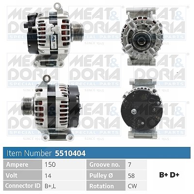 Meat & Doria Generator [Hersteller-Nr. 5510404] für Ford