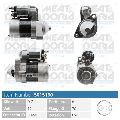 Meat & Doria Starter [Hersteller-Nr. 5015160] für Nissan