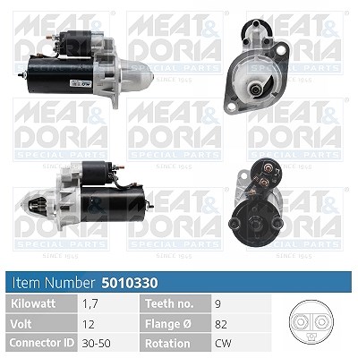 Meat & Doria Starter [Hersteller-Nr. 5010330] für VW