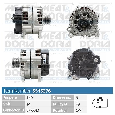 Meat & Doria Generator [Hersteller-Nr. 5515376] für Audi