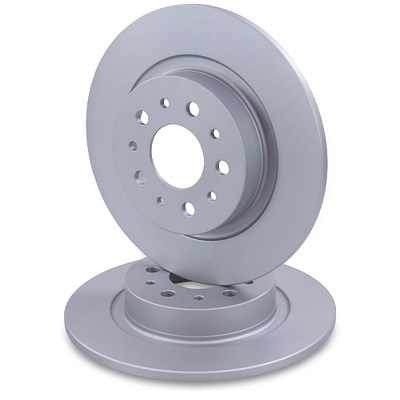 Bestprice 2x Bremsscheibe Hinterachse Voll [Hersteller-Nr. 40637336] für Fiat