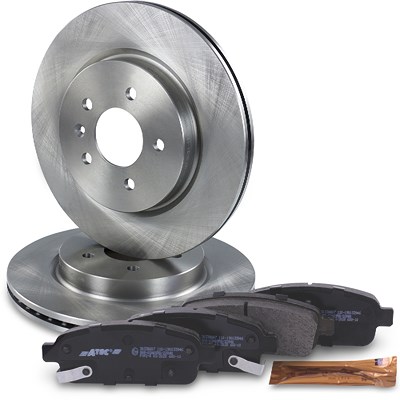 Bestprice Satz Bremsscheiben + Bremsbeläge Hinterachse [Hersteller-Nr. 34007351] für Opel