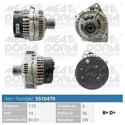Meat & Doria Generator [Hersteller-Nr. 5510479] für Mercedes-Benz