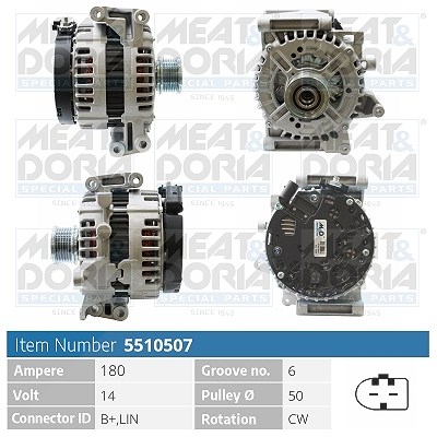 Meat & Doria Generator [Hersteller-Nr. 5510507] für Mercedes-Benz