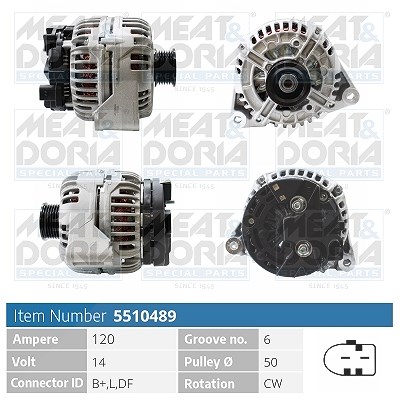 Meat & Doria Generator [Hersteller-Nr. 5510489] für Mercedes-Benz