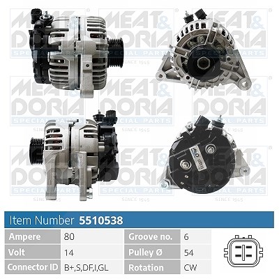 Meat & Doria Generator [Hersteller-Nr. 5510538] für Toyota