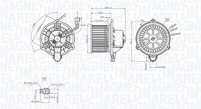 Magneti Marelli Innenraumgebläse [Hersteller-Nr. 069412752010] für Hyundai, Kia