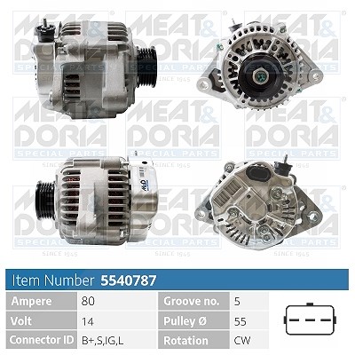 Meat & Doria Generator [Hersteller-Nr. 5540787] für Toyota