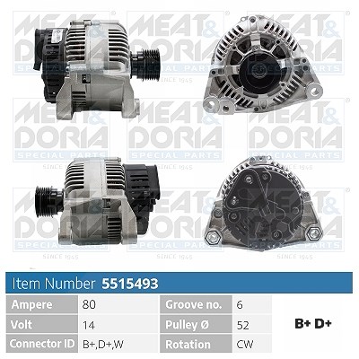 Meat & Doria Generator [Hersteller-Nr. 5515493] für BMW