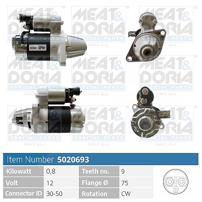 Meat & Doria Starter [Hersteller-Nr. 5020693] für Honda