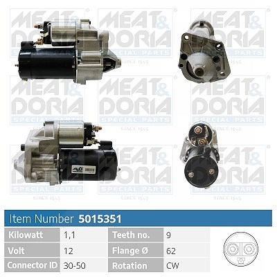 Meat & Doria Starter [Hersteller-Nr. 5015351] für Volvo, Renault