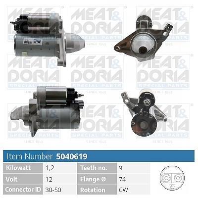 Meat & Doria Starter [Hersteller-Nr. 5040619] für Toyota