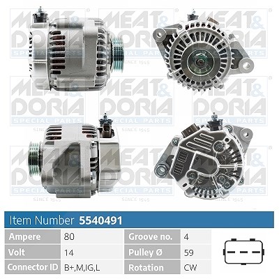 Meat & Doria Generator [Hersteller-Nr. 5540491] für Toyota