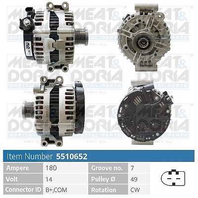 Meat & Doria Generator [Hersteller-Nr. 5510652] für BMW