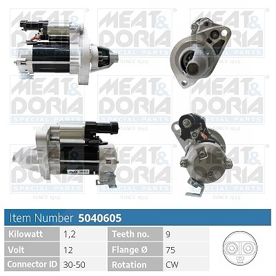 Meat & Doria Starter [Hersteller-Nr. 5040605] für Honda