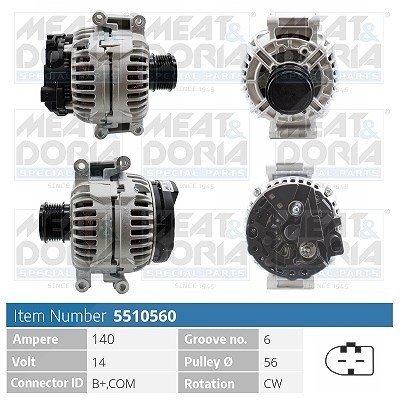 Meat & Doria Generator [Hersteller-Nr. 5510560] für Audi
