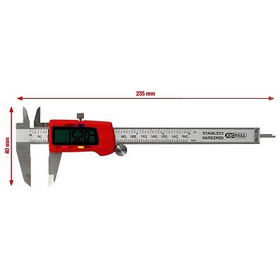 Ks Tools Digital-Messschieber 0-150 mm [Hersteller-Nr. 300.0532]