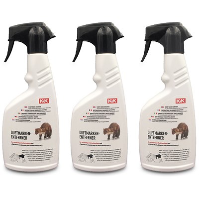 K&k 3x 500 ml Duftmarkenentferner Marderabwehr [Hersteller-Nr. 000300]