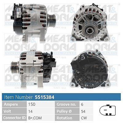 Meat & Doria Generator [Hersteller-Nr. 5515384] für Ford