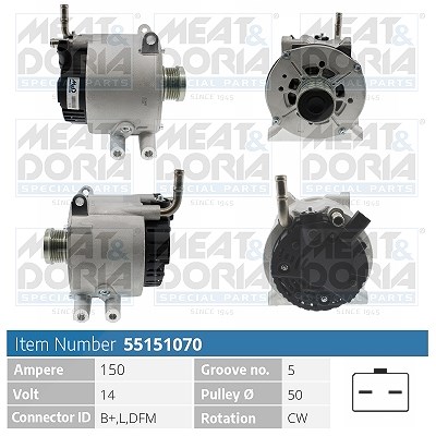 Meat & Doria Generator [Hersteller-Nr. 55151070] für Mercedes-Benz