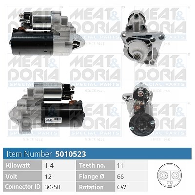 Meat & Doria Starter [Hersteller-Nr. 5010523] für Renault