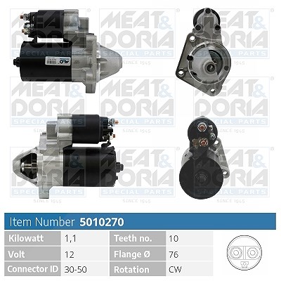 Meat & Doria Starter [Hersteller-Nr. 5010270] für Ford