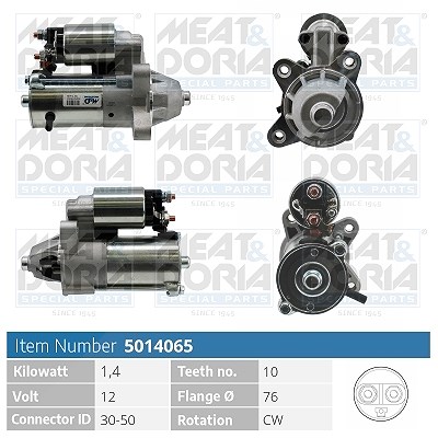 Meat & Doria Starter [Hersteller-Nr. 5014065] für Ford