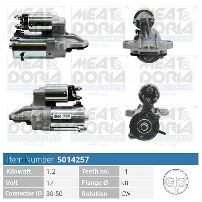 Meat & Doria Starter [Hersteller-Nr. 5014257] für Ford