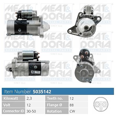 Meat & Doria Starter [Hersteller-Nr. 5035142] für Mazda
