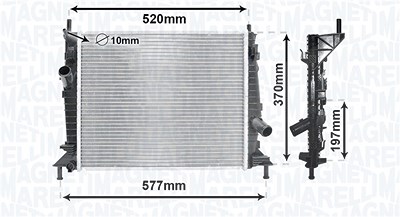 Magneti Marelli Kühler, Motorkühlung [Hersteller-Nr. 350213169900] für Ford