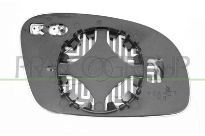 Prasco Spiegelglas, Außenspiegel [Hersteller-Nr. VG4207516] für VW