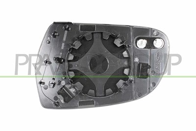 Prasco Spiegelglas, Außenspiegel [Hersteller-Nr. AD0257503] für Audi