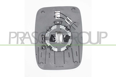 Prasco Spiegelglas, Außenspiegel [Hersteller-Nr. FT9007513] für Opel, Fiat, Renault