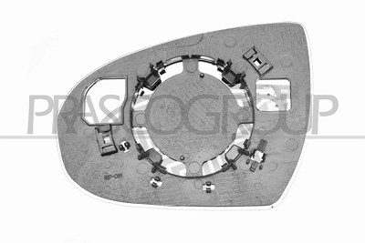 Prasco Spiegelglas, Außenspiegel [Hersteller-Nr. HN8067503] für Hyundai