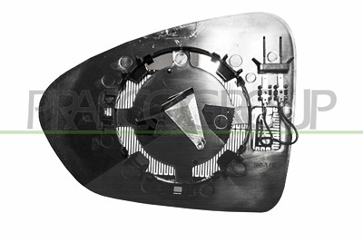Prasco Spiegelglas, Außenspiegel [Hersteller-Nr. FT4487513] für Fiat