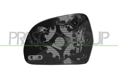 Prasco Spiegelglas, Außenspiegel [Hersteller-Nr. AD0247513] für Audi