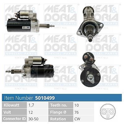 Meat & Doria Starter [Hersteller-Nr. 5010499] für Porsche